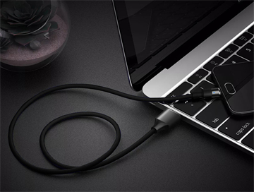 3 In 1 Usb Magnetisk Laddare Och Datakabel 2 Meter Silver Online Sale