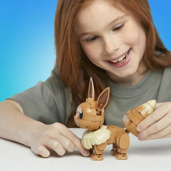 Personnage articulé Mega Construx  Eevee Medium + 7 Ans 215 Pièces Online Hot Sale