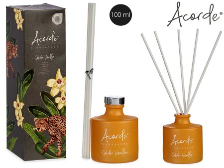 Acorde - Rökelsepinnar I Glas Flytande Aroma Presentförpackning 100Ml - Vanilj Online now