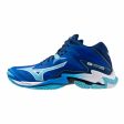 Chaussures de Sport pour Homme Mizuno Wave Lightning Z8 Mid Bleu Volleyball For Cheap