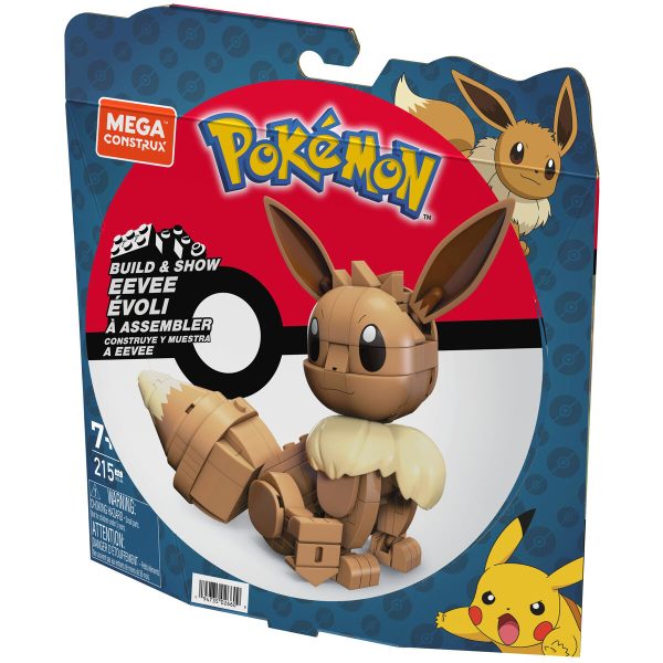 Personnage articulé Mega Construx  Eevee Medium + 7 Ans 215 Pièces Online Hot Sale