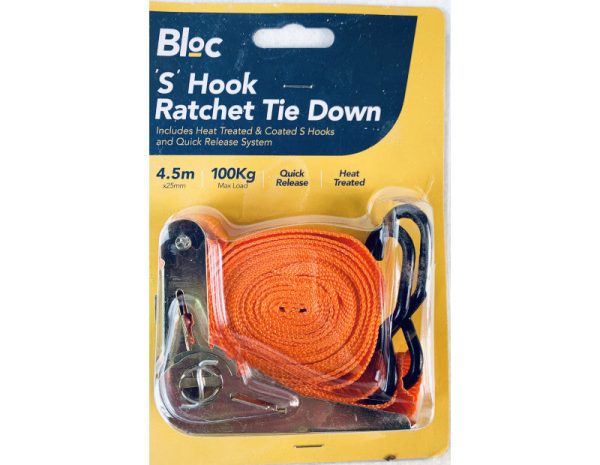 Bloc S Hook Ratchet Tie Down 1St on Sale