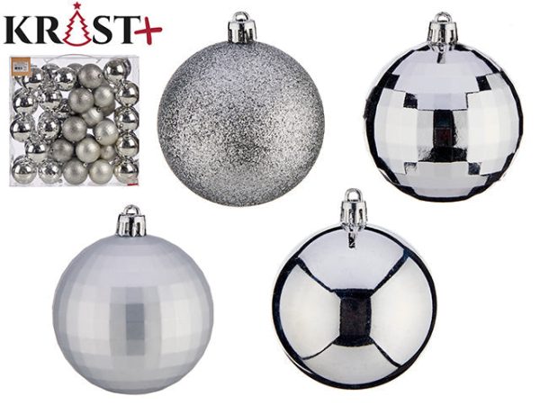 Krist 50St Julkulsset - Silver Online Hot Sale