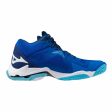 Chaussures de Sport pour Homme Mizuno Wave Lightning Z8 Mid Bleu Volleyball For Cheap